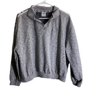 PINK Victoria's Secret‎ Pullover Zip Neckline Sweatshirt